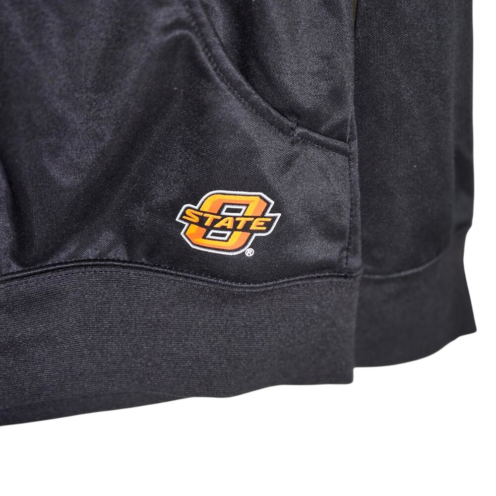 Vintage Stadium OSU Oklahoma State Cowboys Full Zip Jacket Black NCAA Football M - Picture 6 of 8